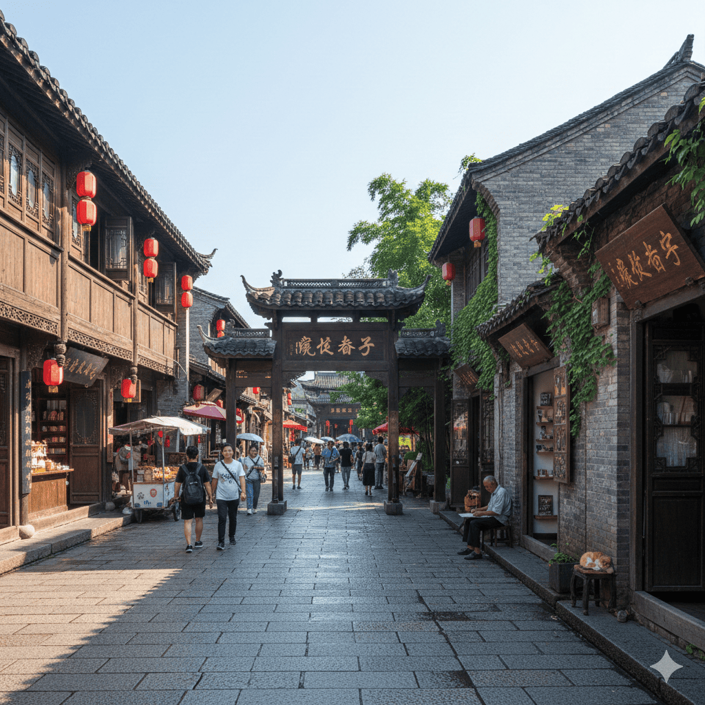 Paket Tour Murah Chongqing, Hongya cave, Liziba Light Rail, Chongqing Great Hall