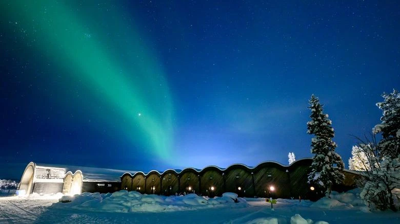Paket Tour Murah Sweden Icehotel Kiruna Aurora Borealis Northern Lights.