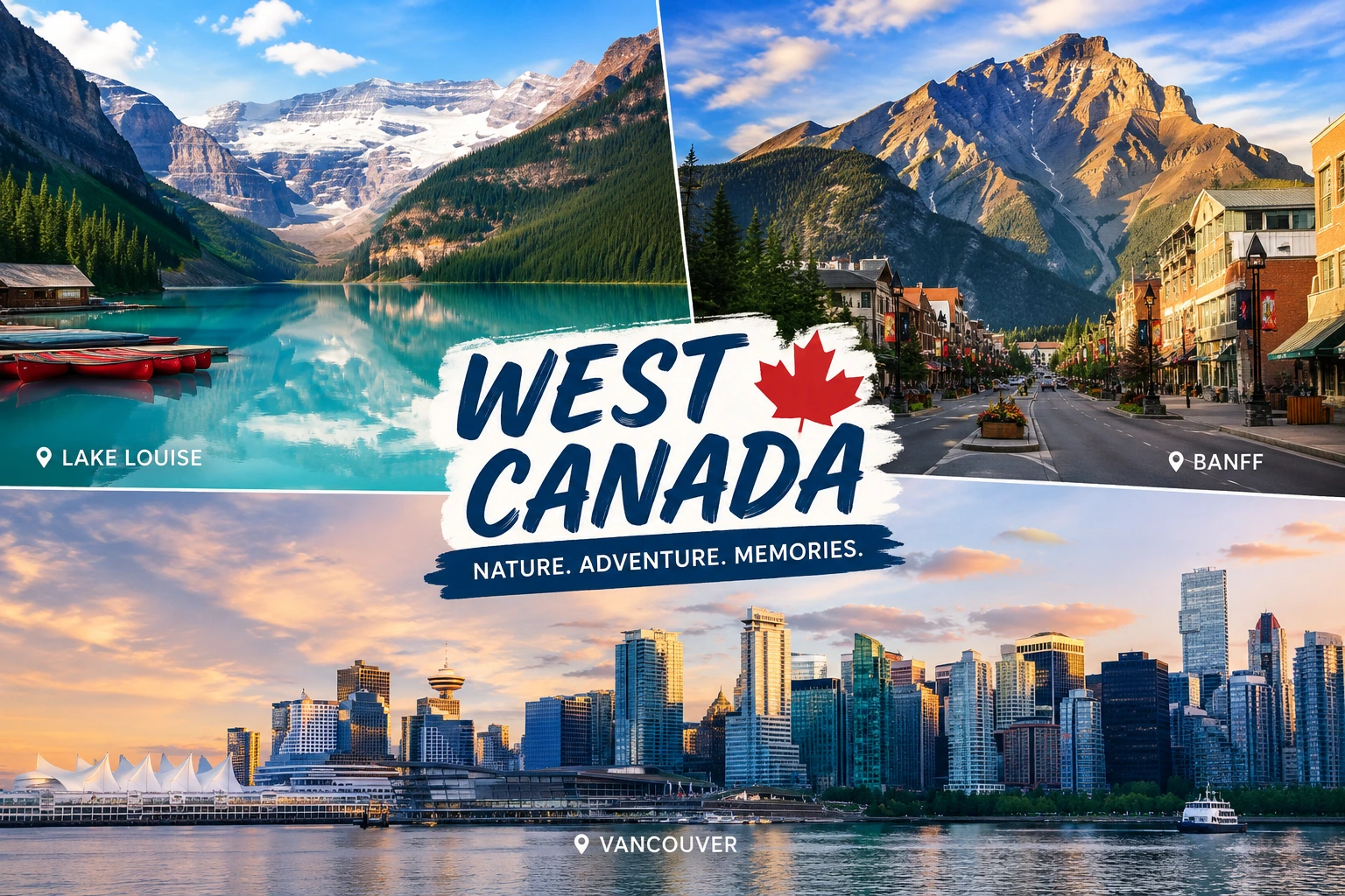 Paket Tour Murah West Canada Vancouver Banff Jasper Canadian Rockies BMM Travel.